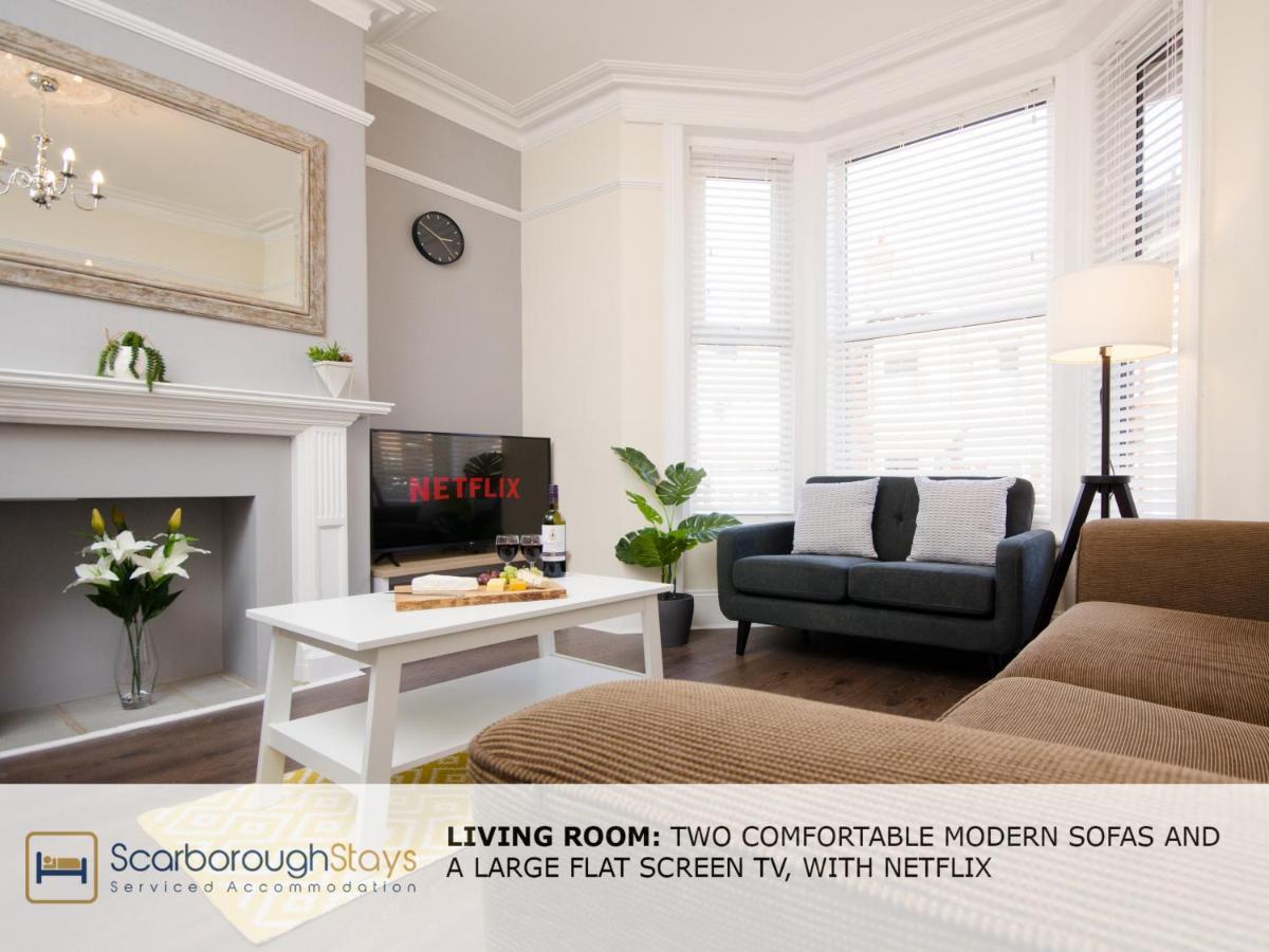 Scarborough Stays - Victorian Townhouse - 5 Bedrooms - Sleeps 9 ภายนอก รูปภาพ