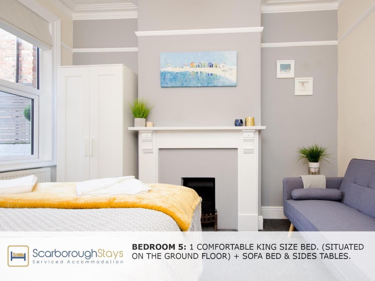 Scarborough Stays - Victorian Townhouse - 5 Bedrooms - Sleeps 9 ภายนอก รูปภาพ